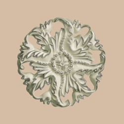 Розетка потолочная DECOMASTER 88125-59 (d нар. 125мм)