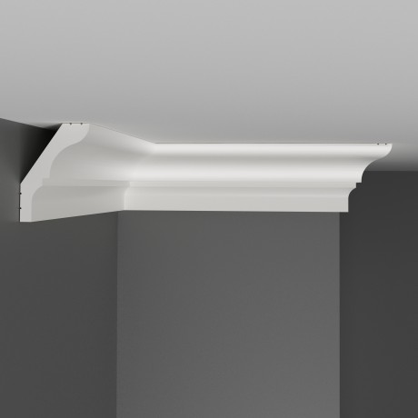 Плинтус потолочный гладкий DECOMASTER D112ДМ (55*39*2000мм)