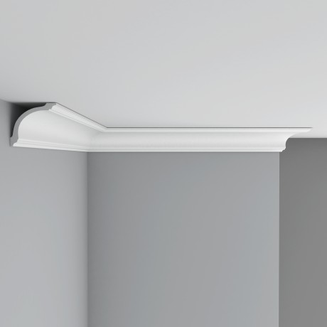 Плинтус потолочный гладкий DECOMASTER 96260 (70х75х2400мм)